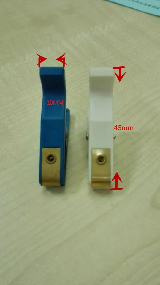 Morsetto per batteria al litio polimero Soft Pack da 10 coppie, morsetto per batteria sub-container morsetto per batteria positivo e negativo da 10mm di larghezza 3A