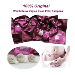 10Pcs Natural Herbal Womb Yoni Vaginal Cleansing Healing Detox Pearls Tampons Yoni Pearls Cleansing Anti Infection Tampon