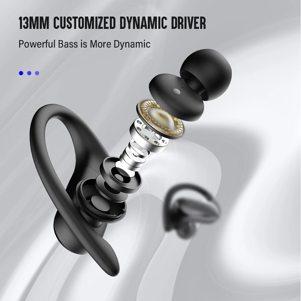 DACOM L19 TWS سماعة بلوتوث سماعات لاسلكية حقيقية الرياضة تشغيل سماعات الأذن هوك سماعات أذن استريو داخل الأذن ستيريو