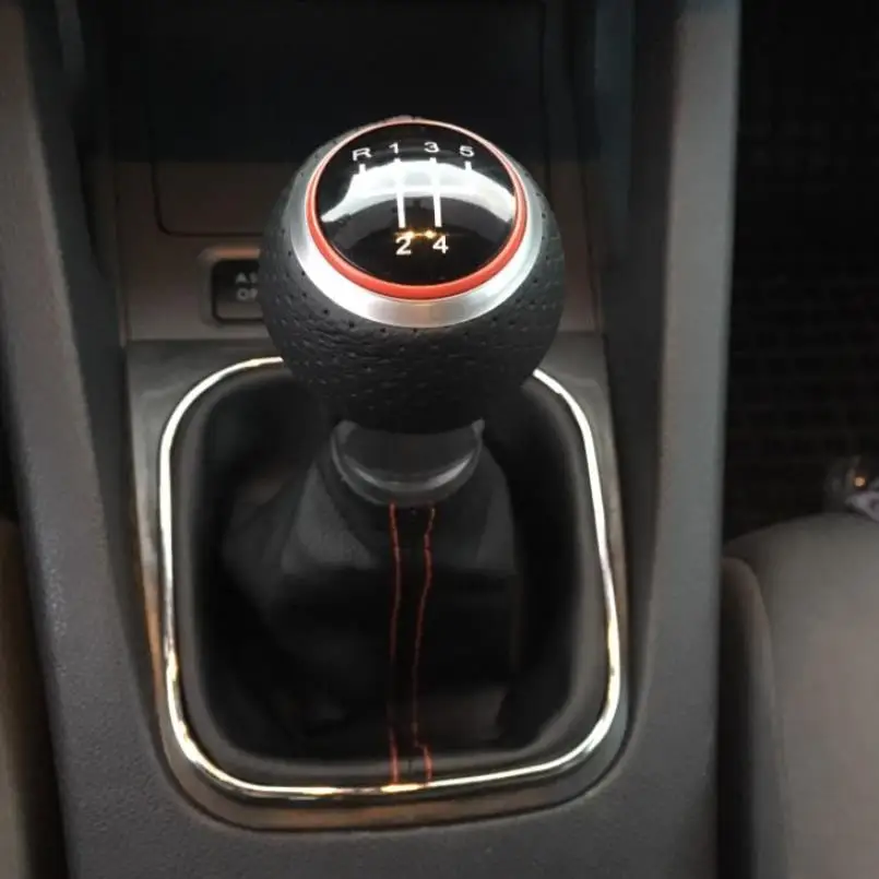 12mm 5/6 Speed Gear Shift Lever Stick Knob For Audi A3 A4 B6 B7 B8 A6 S4 A5 Q5 8R S Line For Seat Ibiza 6J Leon Mk1 Passat Golf