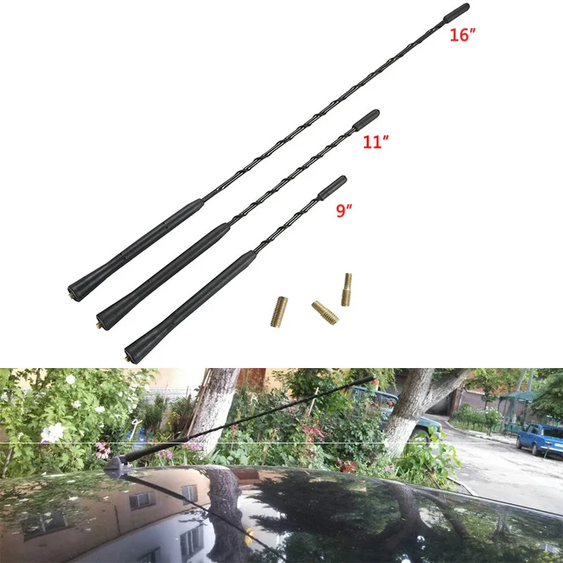 BOOMBLOCK Universal Car Anti-noise Flexible Roof Mast Whip Stereo Radio styling for BMW e90 e60 e46 f10 VW Golf 7 peugeot 206