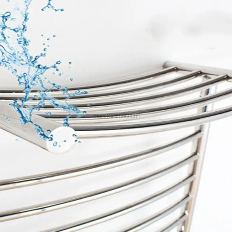 Wall Mounted Electric Heating Towel Drying Rack YMT-9030 304 Stainless Steel Towel Warmer Bathroom Toilet Heated Towel Rail