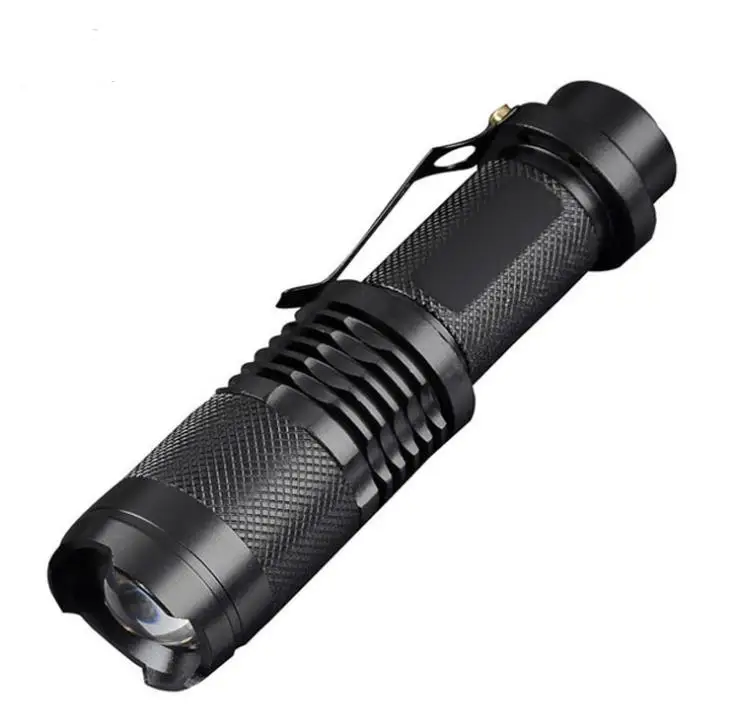 50pcs/lot Sk98 XM-L T6 1000lm Over 200m 3-files Adjustable Led Torch Tactical Flashlight Gift SN1908