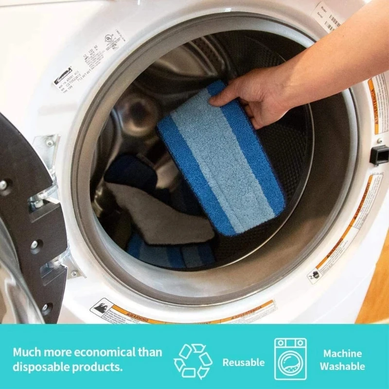 Microfiber Spray Mop หัวเปลี่ยนสำหรับ Bona ไม้เนื้อแข็งชั้นสเปรย์ Mop เปียก/แห้ง Mopping แผ่นทำความสะอาด1Pcs