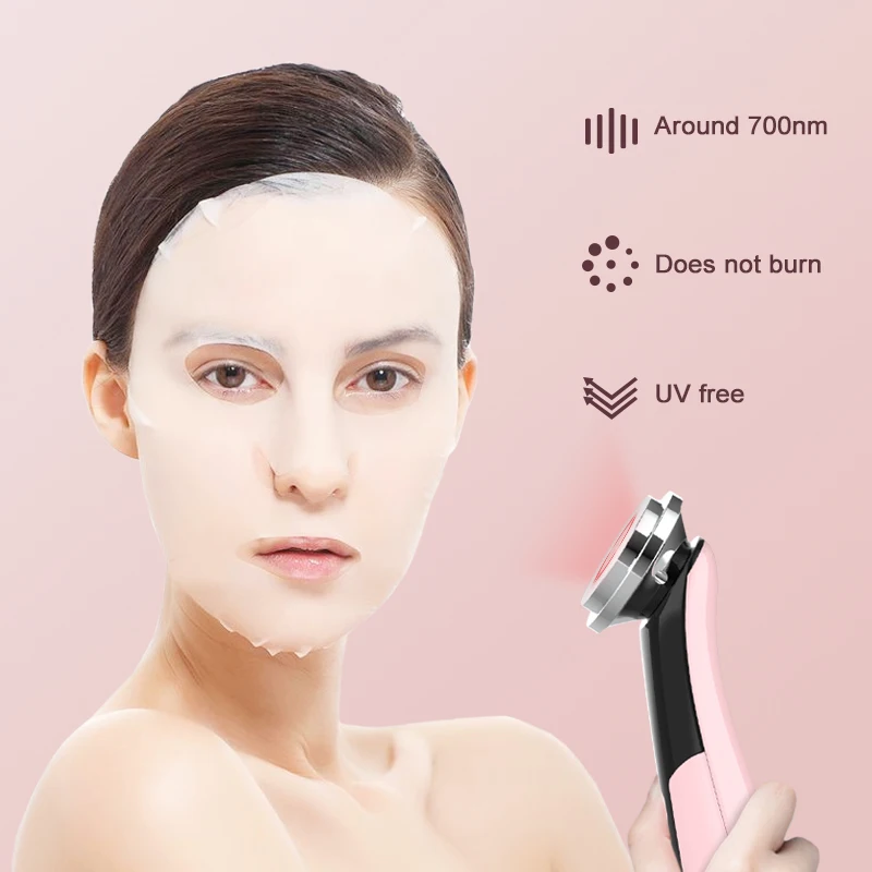 4In1 RF and EMS Facial Lifting Massager LED Photon Face Skin Rejuvenation Wrinkle Removal Radio Frequency Beauty Machine