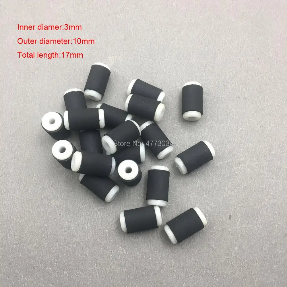 

100PCS Pinch roller for Allwin Human Xuli Yeselan Inkjet printer Konica 512 printhead press paper pressure rubber wheel 18mm