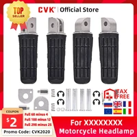 CVK-reposapiés de aleación de aluminio para YAMAHA FZ6N, reposapiés plegable, antideslizante, CNC, color negro, 1 par
