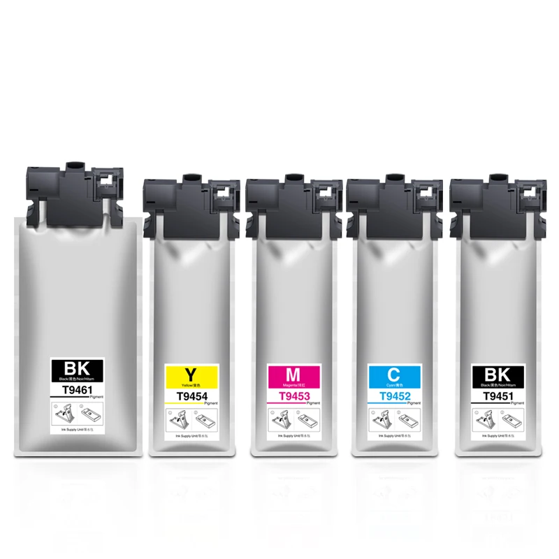 T9451 T9452 T9453 T9454 Compatible Ink Cartridge for Epson WorkForce Pro WF-C5210DW WF-C5290DW WF-C5710DWF WF-C5790DWF Printer