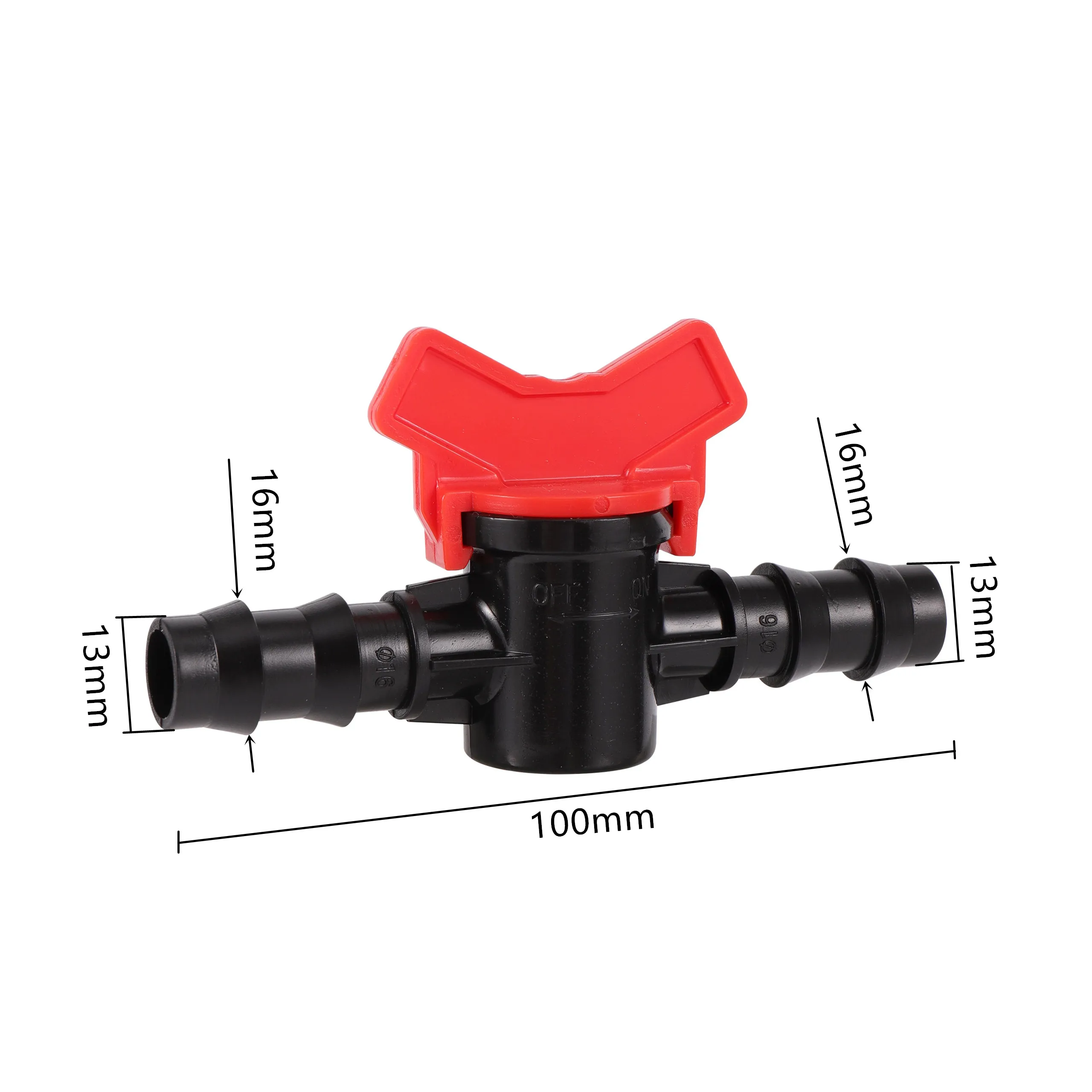 1/2inch  3/4inch  Garden tap valve for 16/20/25mm hose irrigation water valve Mini Valve waterstop connectors Garden hose adapte