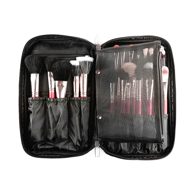 Women Professional Beautician Cosmetic Bag Makeup Brush Organizer Beauty Case Travel Toiletry Storage Box Make Up Tool Handbag