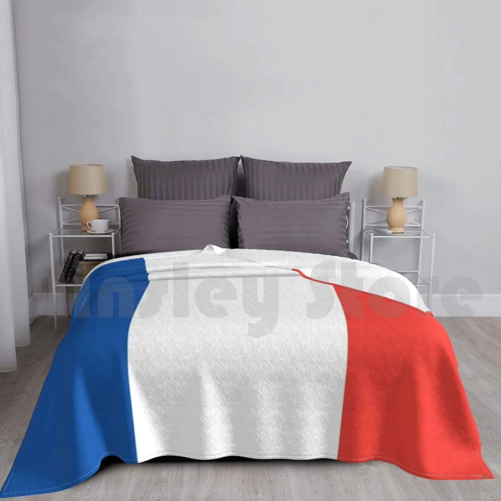 French Flag ( The Tricolour ) Blanket Fashion Custom French Flag French Flag France Paris Tricolour