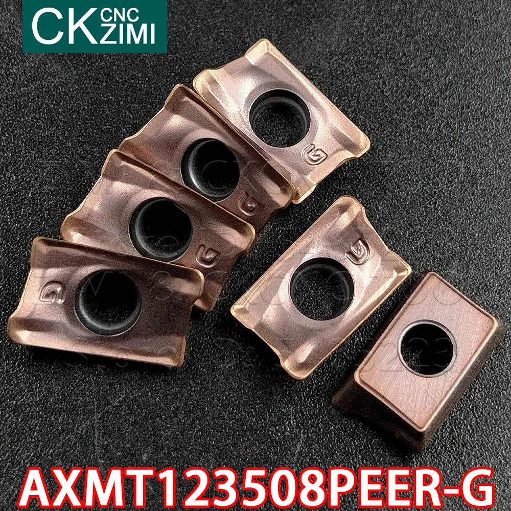 

10 шт. AXMT123508PEER-G ZM1036 AXMT 123508 PEER G карбидные вставки фрезерование вставляет инструменты CNC индексируемый Фрезерный резак токарные инструменты