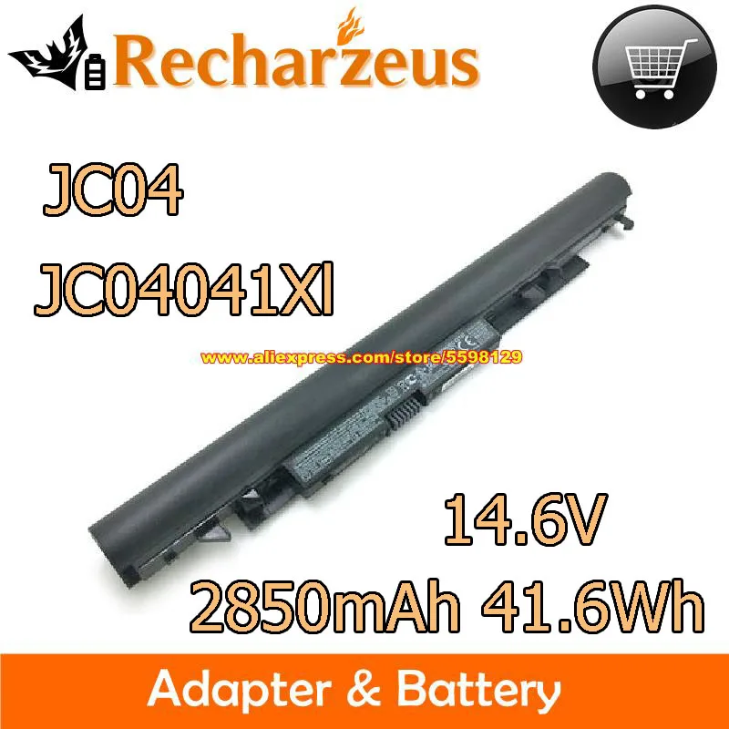 Genuine 14.6V 2850mAh JC04 JC03XL TPN-W130 Laptop Battery For HP 15-BS035NL 17Z-AK000 250 G6 2RR67EA 14-CM008AU 14-BS009NG S19QN