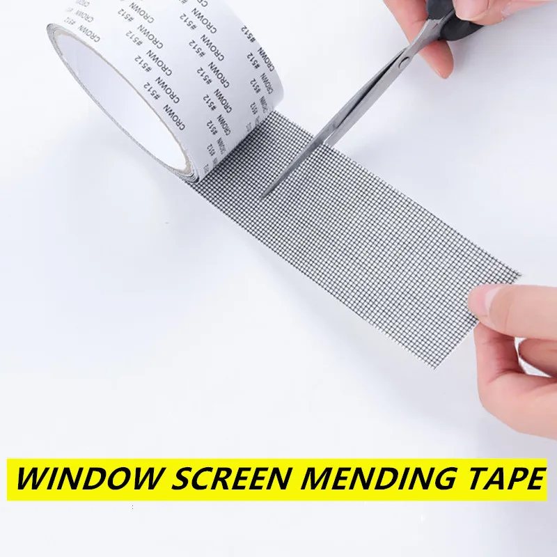 50MM Window Screen Mending Tape Screen Repair Sticker Anti-Insect Mosquito Fly Netting Patch Self-Adhesive Screen Hole Stickers