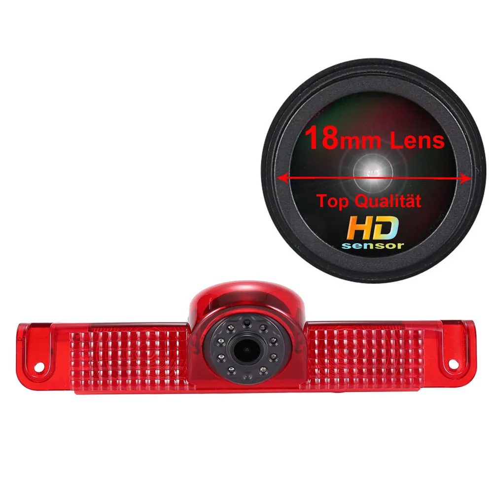 

18mm HD Car Rear View camera for Chevrolet Express GMC Chevy Savana Exporer Vans Cargo Van 2003 - 2018 Brake Light