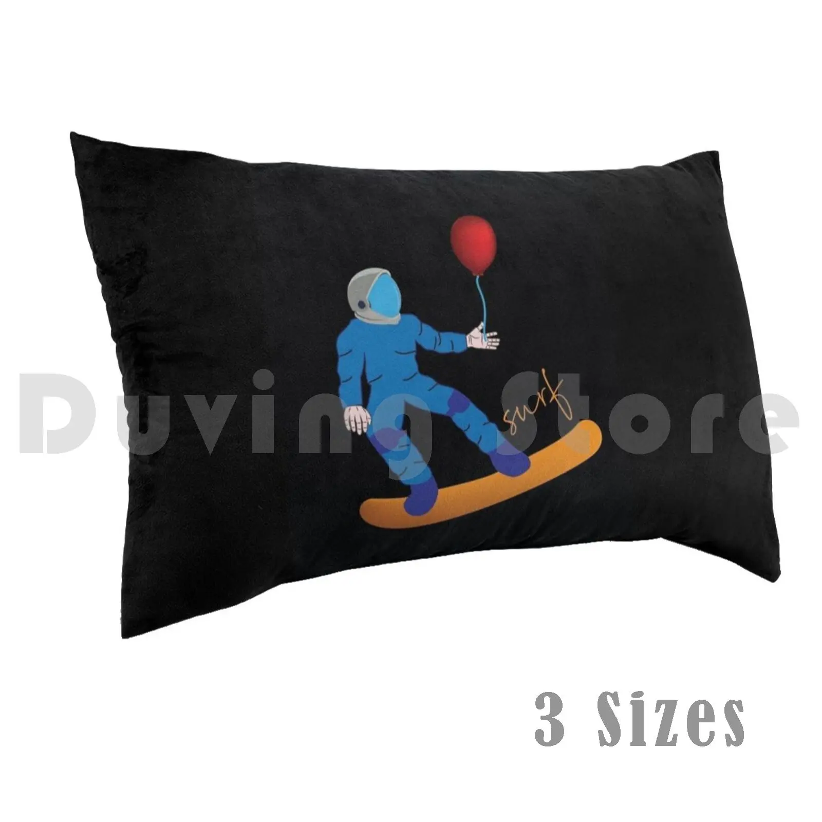 Blue Astronaut Dream Desing Pillow Case Printed 50x75 Dreams Astronaut Balloon Red Balloon Surf