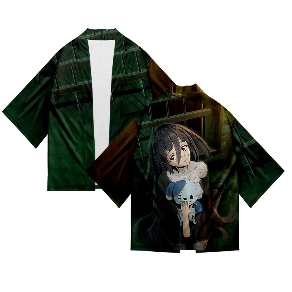 ZOMBIE LAND SAGA – Kimono à manches trois quarts pour hommes et femmes, Blouse Sexy, Style Streetwear, vacances d'été