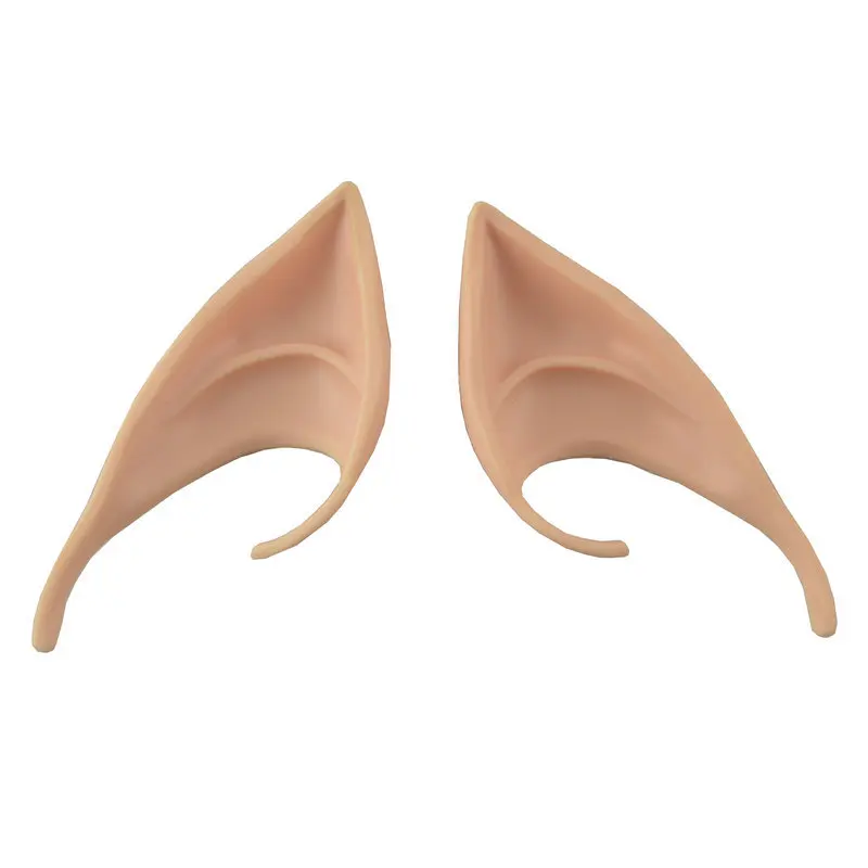 Cos Props Party Fantasy City Sharp Ears Goblin Ears Set Halloween Elf Goblin Latex Soft Ears