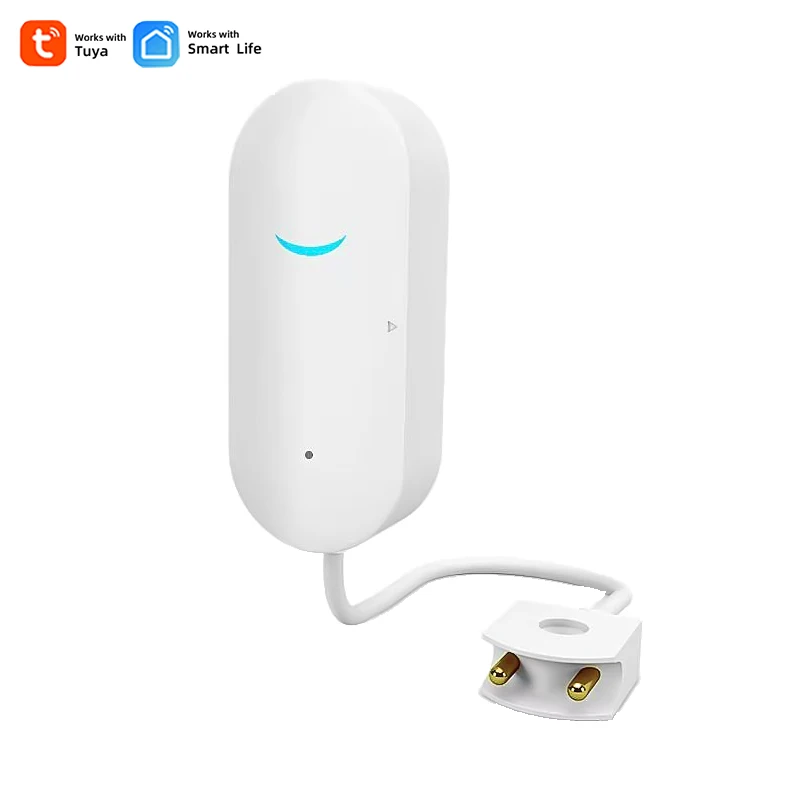 Tuya Smart Life WiFi Water Leakage Detector,Water Sensor with App Alert Notification,Continuous Leak Monitor for Smart Home