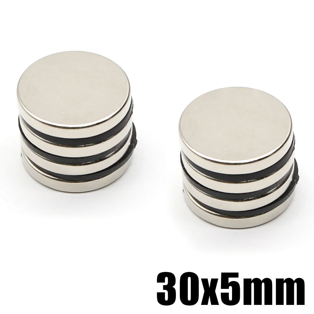 

1/2/5/10Pcs 30x5 NdFeB Neodymium Magnet 30MMX5MM Super Powerful Round Permanent Disc Magnetic imanes 30x5