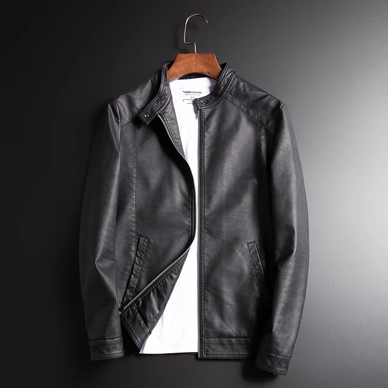 

New Men Suede Jacket Fashion Autumn Motorcycle PU Clothes Male Winter Jackets Outerwear Faux Leather Coat M-5xl