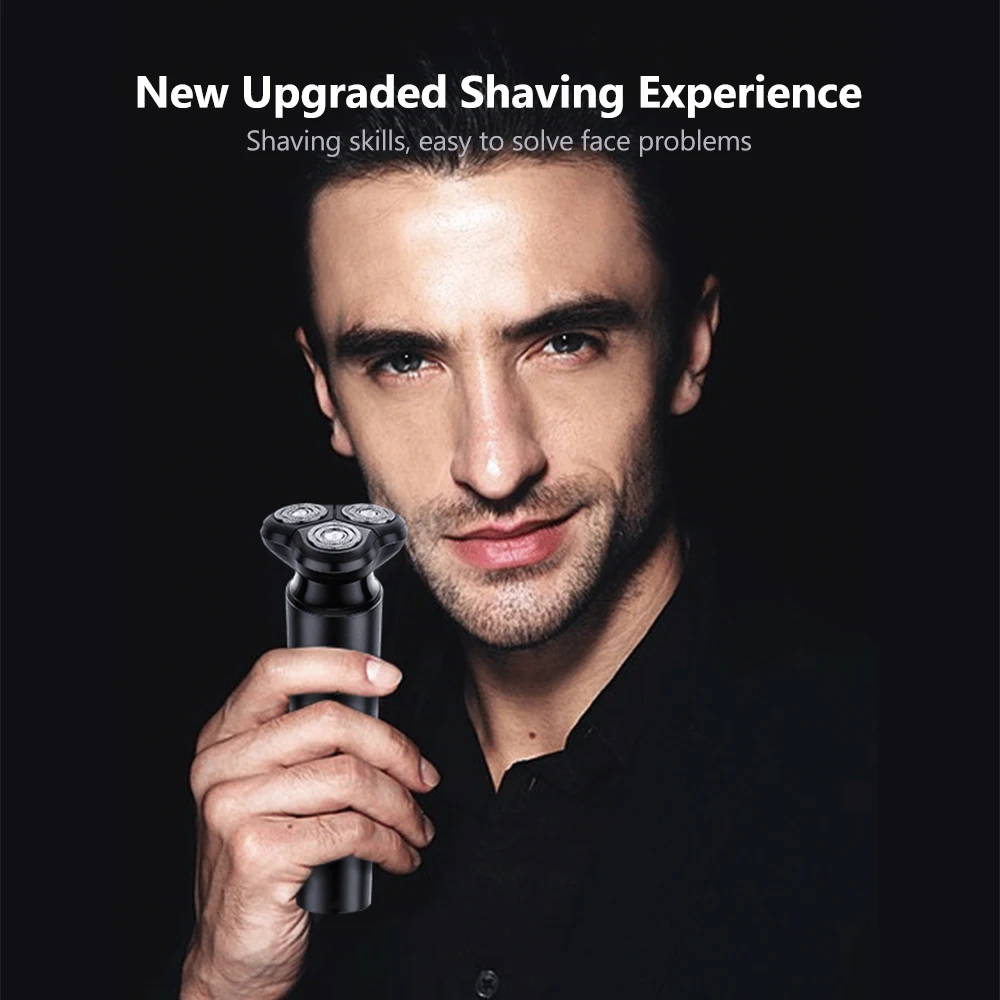 Sep เครื่องโกนหนวดไฟฟ้า Beard Trimmer 3D Triple Blade โกนเครื่อง USB ชาร์จ Beard Trimmer