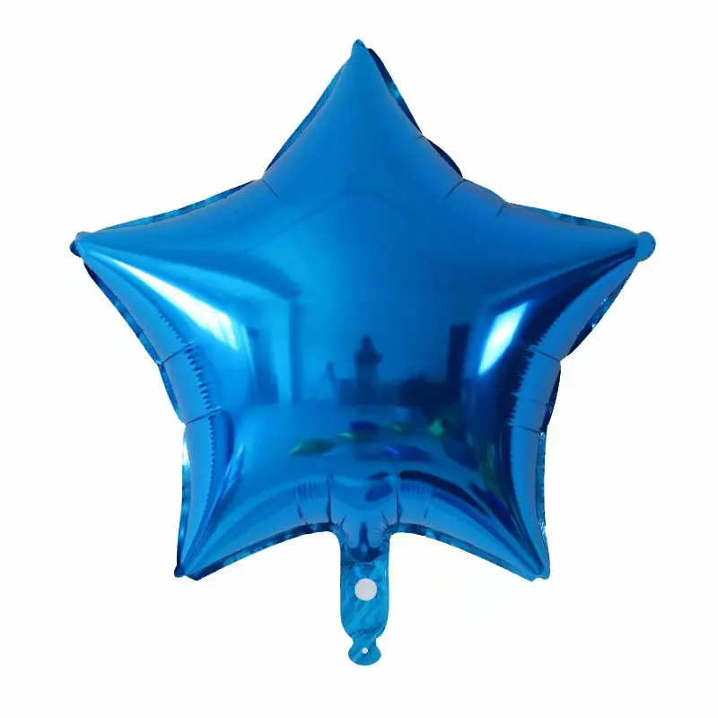 Globos de aluminio con forma de estrella para decoración de boda, suministros de cumpleaños, Baby Shower, 18 pulgadas