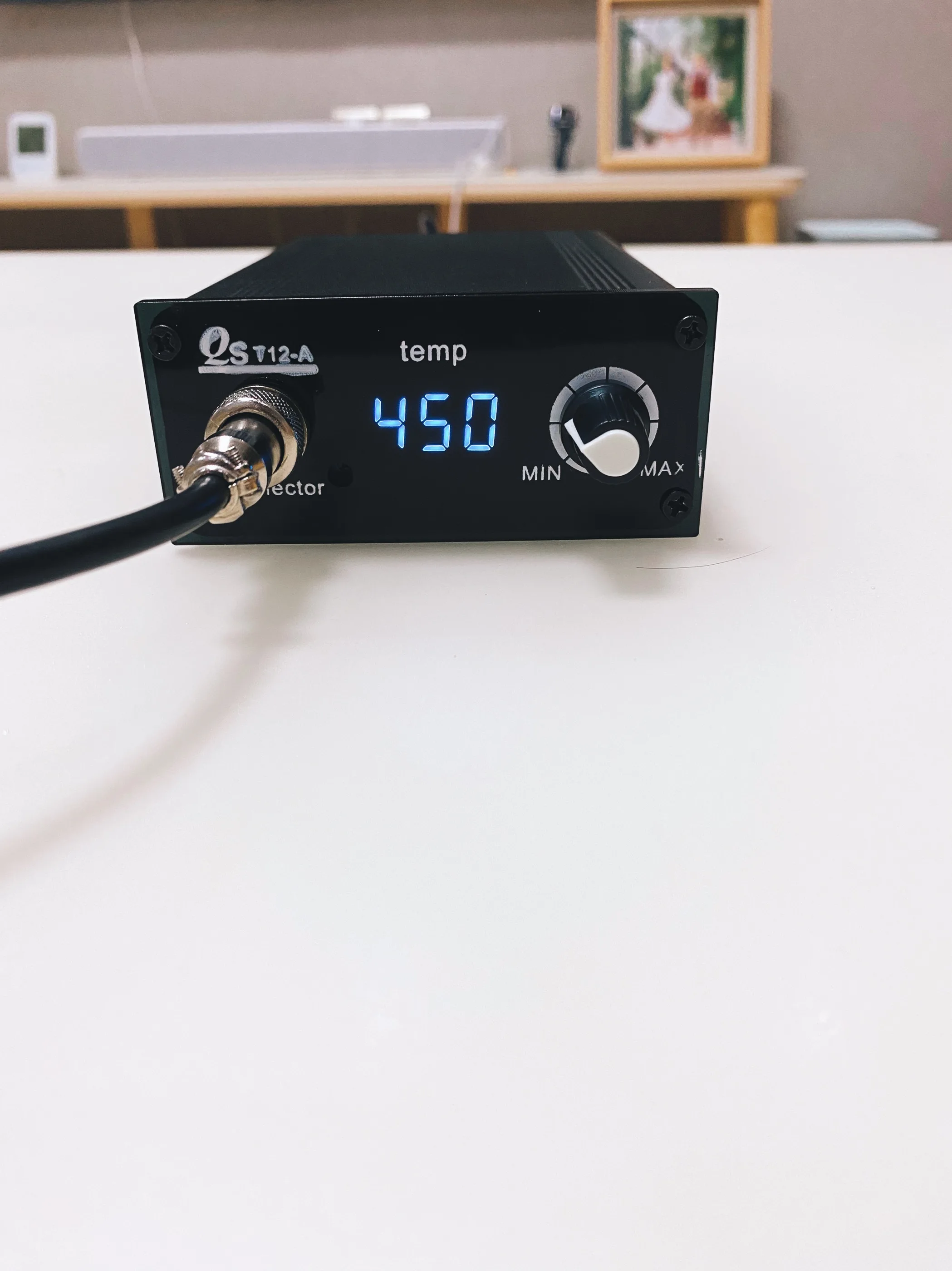 T12 estação de solda ferro de solda elétrica termostato portátil com sono automático 72w potência total 24v 3a fonte alimentação
