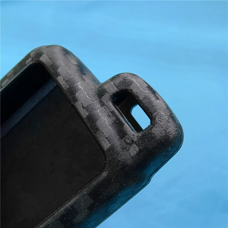 1 szt Silikonowy brelok do kluczy samochodowych z włókna węglowego do Toyoty Camry Corolla Avalon Rav4 Land Cruiser Brelok do kluczy — zdjęcie 7