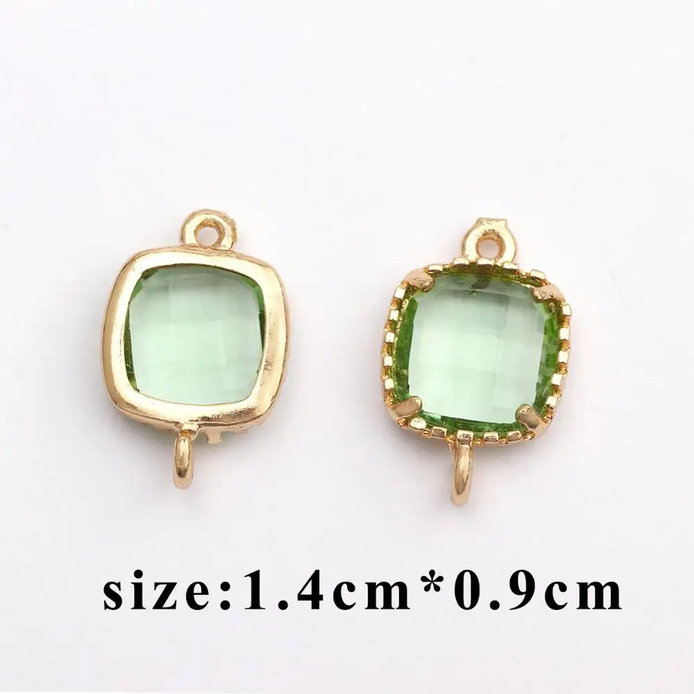 GUFEATHER M462,jewelry accessories,copper metal,hand made,glass,charms,jewelry making findings,diy pendants,10pcs/lot