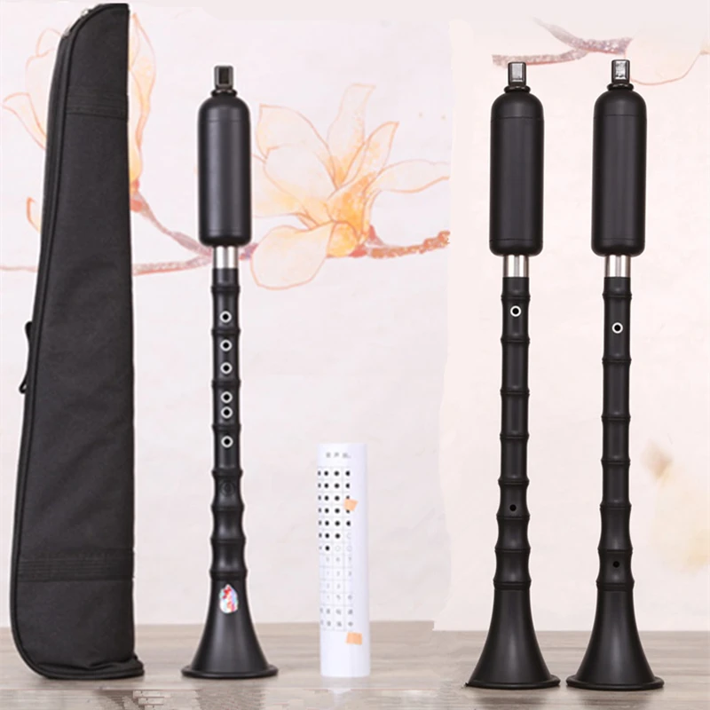 New Chinese musical instrument bawu Flute large volume Bell mouth thickened reed vertical blow Bau single-wind instrument