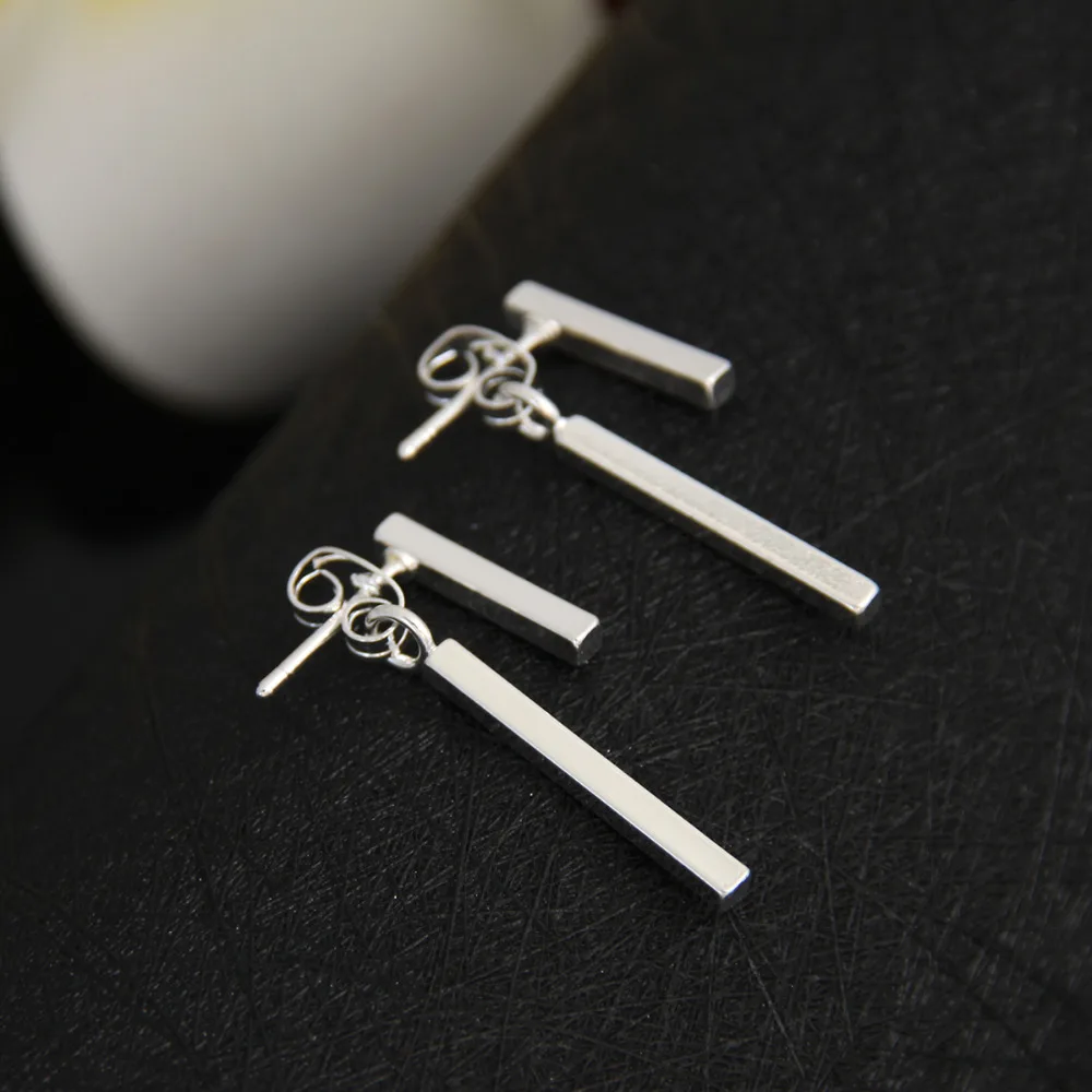 2023 New Fashion Simple T Bar Drop Earring for Women Geometric Ear Jacket Earrings Wedding Gifts