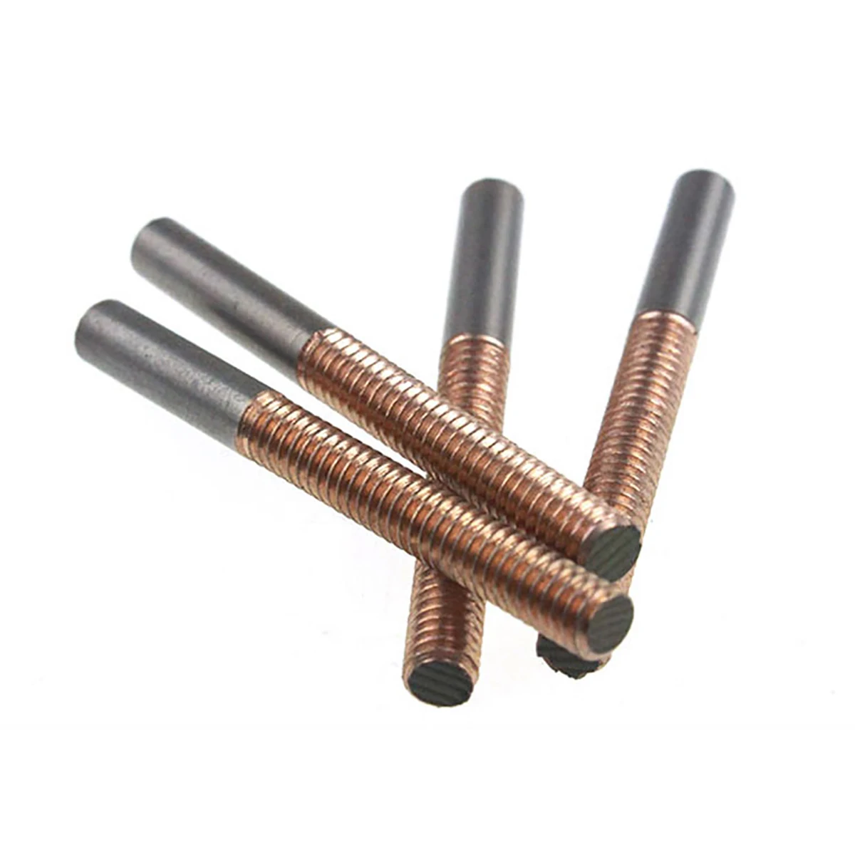 1pcs  W70Cu30 Tungsten Copper Tapping Electrodes EDM Machine Screw Thread Anode Electrode Metric M3-M10 30X50mm 40x60mm