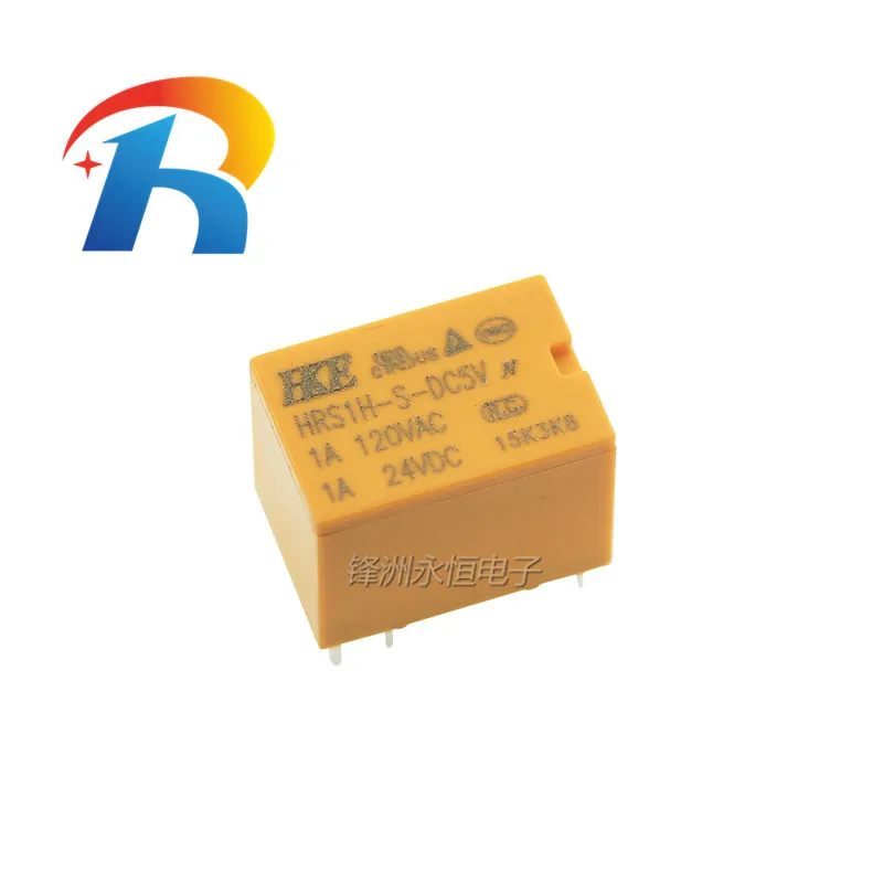 

10pcs Relay HRS1H-S-DC5V-N HRS1H-S-DC12V-N HRS1H-S-DC24V-N 120V 1A relay 6PIN relay 5V/12V/24VDC relay Sensitive