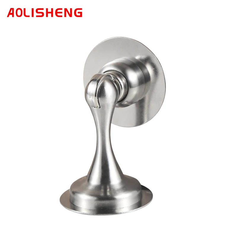

A0LISHENG 201 Stainless Steel Silent Door Stopper, Perforated, Non-Perforated Dual Purpose Door Stopper