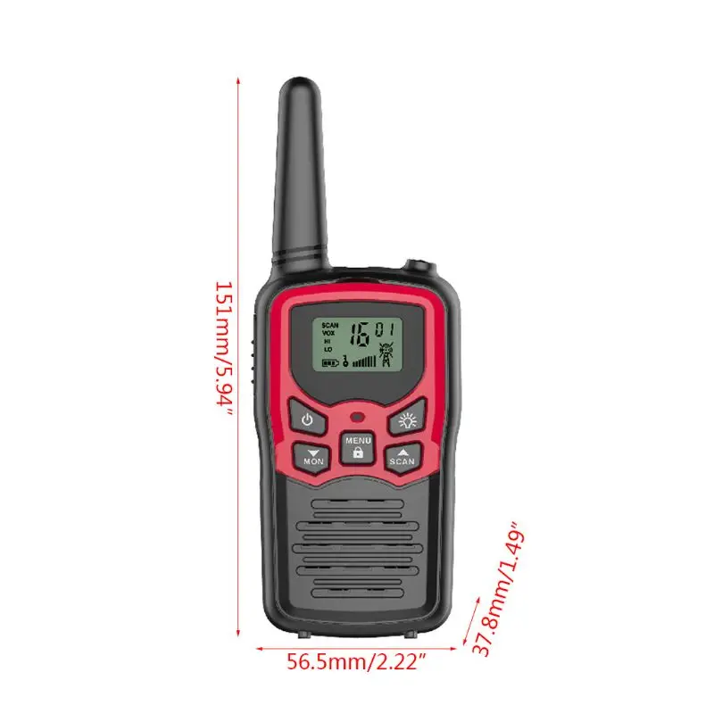 2022 New Walkie Talkies for Adults Long Range 6 Pack 2-Way Radios Up to 5 Miles Range in