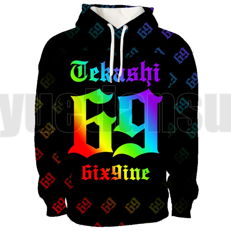 3D Print Lounge Wear 6IX9INE Hoodie Men Tops 6ix9ine Rapper Tekashi 69 Hoodies Pullover Album GOOBA Streetwear for Teenagers