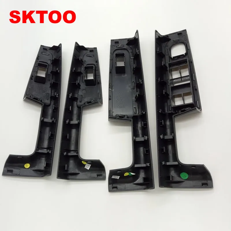 Sktoo (preto) para porta de luva, para skoda superb, maçaneta interna da porta, descanso de braço do console, dentro da porta da luva