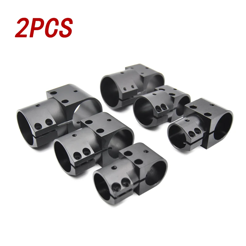 2PCS Metal Aluminum Alloy Tee Of Landing Gear Agricultural Plant Protection UAV 16/20/25/30/40mm Arm Pipe Clamp Accessories