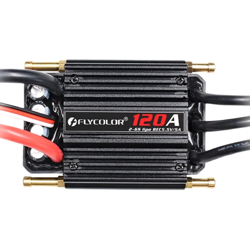 Rc Boot Flycolor Esc 50A 70A 90A 120A 150A Brushless Esc Speed Controller Ondersteuning 2-6S Lipo Bec 5.5V/5A Voor Rc Boot