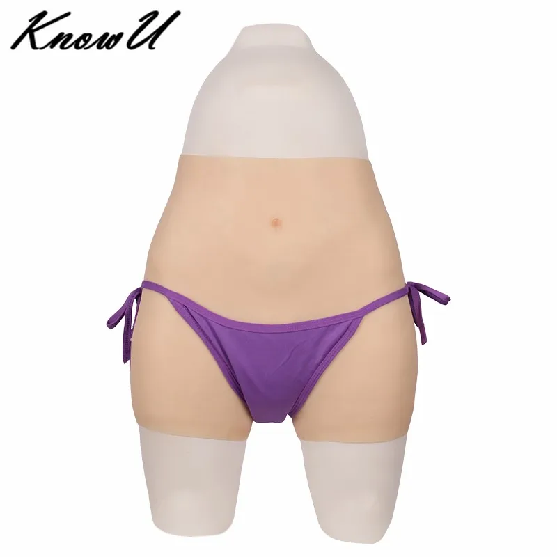 

KnowU Crossdresser Vagina Silicone Pants with Urinate Tube Penetrable Cosplay Transgender Transvestites