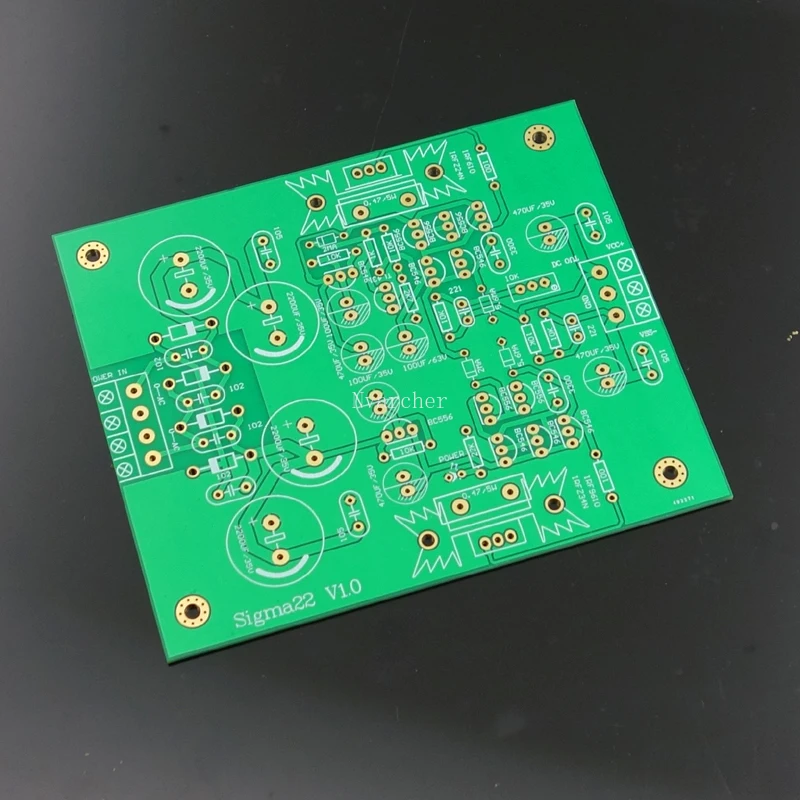 Sigma22-Tubo de campo de ruido UV Ultra bajo, componentes discretos, placa de potencia Servo positiva y negativa estabilizada por CC