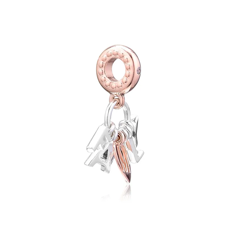 Perfect Family Dangle Charm Authentic 925 Silver Jewelry Fits European Charms Bracelets DIY Beads For Jewelry Making