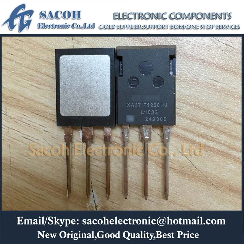 Transistor de poder IGBT recondicionado, IXA37IF1200HJ OU IXA27IF1200HJ, IXA17IF1200HJ, ISOPLUS247, 37A, 1200V, 2pcs por lote