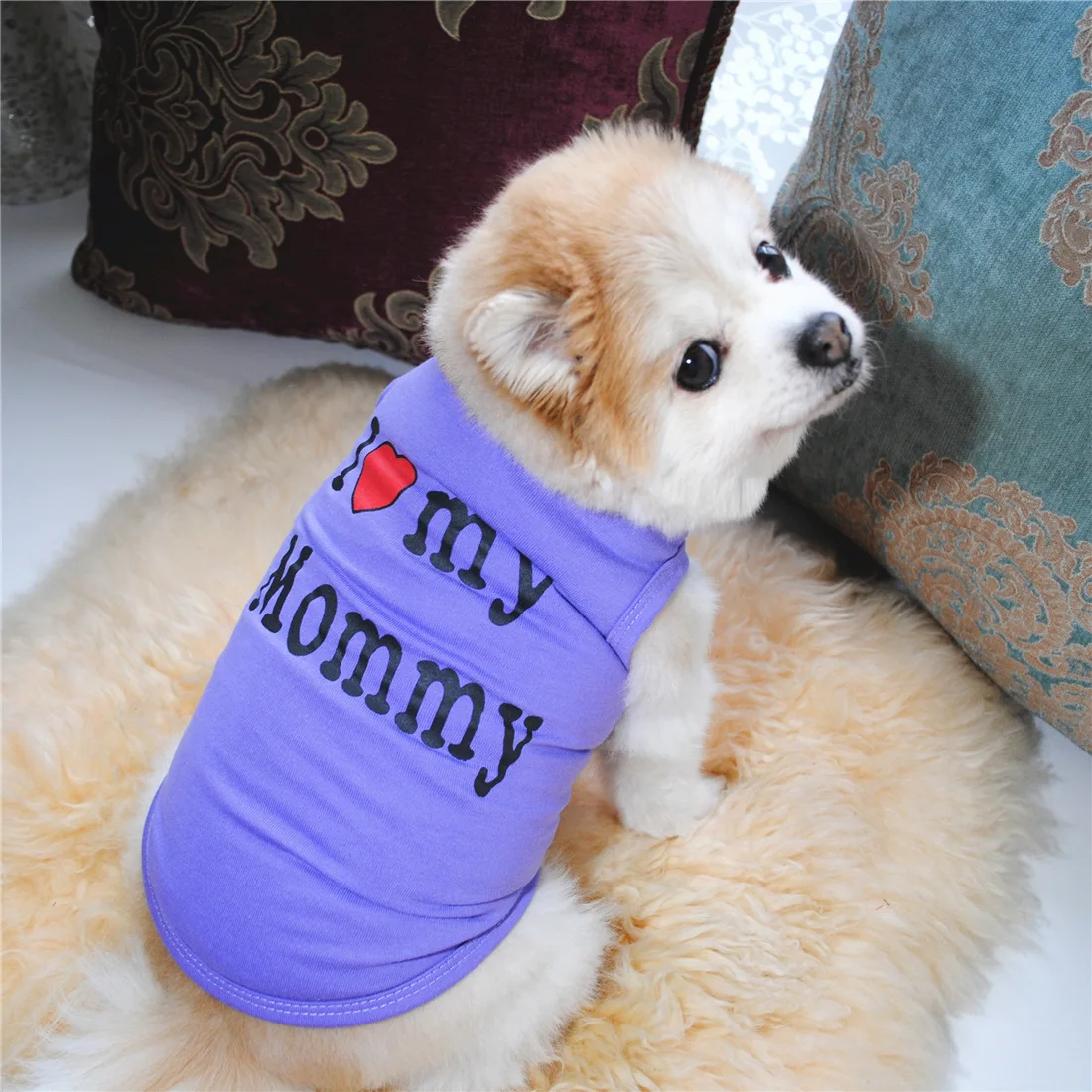 New Lovely Pet Dog Clothes for Small Dogs Cool Summer Dog Clothing Coat Soft Dog Shirt Yorkies Chihuahua Puppy Clothes for Cat