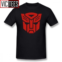 Mens Optimus T Shirts Autobot T-Shirt Graphic Tee Shirt Basic Fun Men 100% Cotton Tshirt