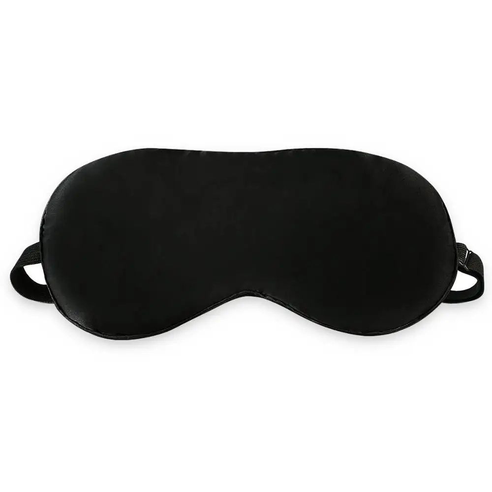 

Breathable Silk Sleep Mask Eyeshade Black Sleeping Mask Eye Shade Cover Blindfolds Travel Sleeping Eye Mask Trip Relax Gadget