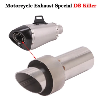 Spot Goods ชิ้นส่วนท่อไอเสียรถจักรยานยนต์ DB Killer Muffler หนี Moto สแตนเลสใช้พิเศษมอเตอร์ไซค์ Silencer