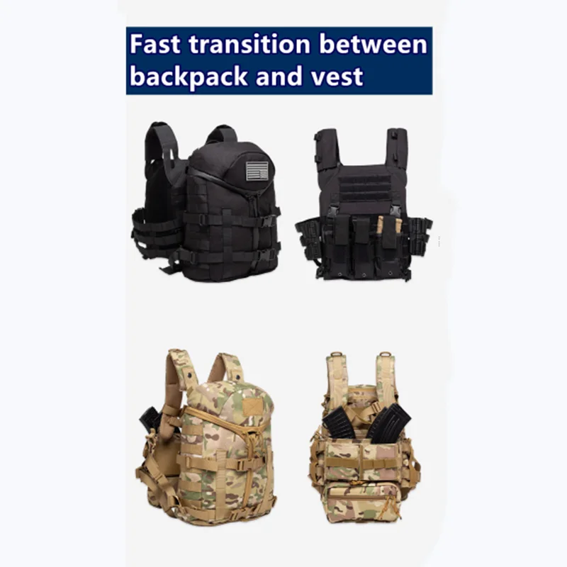 1000D Nylon Travel Bag Outdoor Trekking Cycling Hunting Backpack Army Camouflage Hiking Mountain Climbing Tactical Equipment