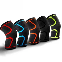 Genouillères élastiques pour le basket-ball et le volley-ball, sangles de compression en nylon pour le sport, la course à pied, le cyclisme, 1 PC